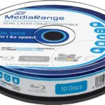 MediaRange Εγγράψιμα BD-R 6x Dual Layer Printable 50GB Cake Box 10τμχ (MR509)