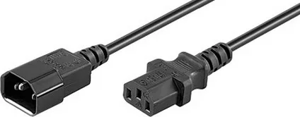 20210309094525_goobay_iec_c14_iec_c13_cable_5m_mayro_39203 Goobay IEC C14 - IEC C13 Cable 5m Μαύρο 39203 - Image 1