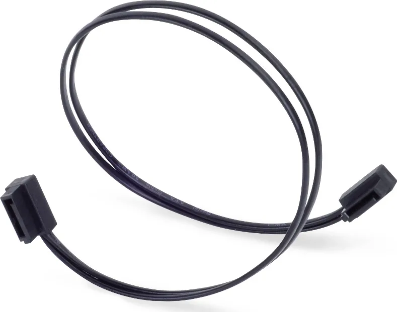 20210309101315_silverstone_7_pin_sata_iii_7_pin_sata_iii_cable_0_3m_mayro_sst_cp11b_300 Silverstone 7-Pin SATA III - 7-Pin SATA III Cable 30cm Μαύρο (SST-CP11B-300) - Image 1