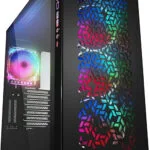 Sharkoon Elite Shark CA300H Gaming Midi Tower Κουτί Υπολογιστή με Πλαϊνό Παράθυρο και RGB Φωτισμό Μαύρο