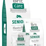 Brit Care Senior 3kg Ξηρά Τροφή χωρίς Σιτηρά για Ηλικιωμένους Σκύλους με Αρνί και Ρύζι