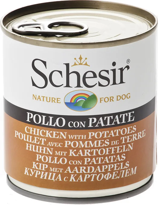 20210316142353_schesir_kotopoulo_patates_285gr Schesir Υγρή Τροφή Σκύλων σε Κονσέρβα με Κοτόπουλο και Πατάτες χωρίς Γλουτένη 285gr 55061092 - Image 1