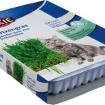 Trixie Πιάτο Πλαστικό Γατών με Χόρτο 100gr