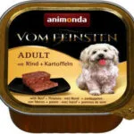 Animonda Vom Feinsten Υγρή Τροφή Σκύλων σε Ταψάκι με Βοδινό και Πατάτες χωρίς Σιτηρά 150gr