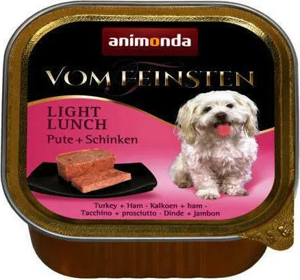 20210319121227_animonda_vom_feinsten_light_lunch_galopoula_choirino_150gr Animonda Vom Feinsten Light Lunch Υγρή Τροφή Σκύλων σε Ταψάκι Διαίτης με Γαλοπούλα και Χοιρινό Διαίτης, χωρίς Σιτηρά & Γλουτένη 150gr - Image 1