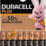 Duracell Plus Αλκαλικές Μπαταρίες AAA 1.5V 8τμχ