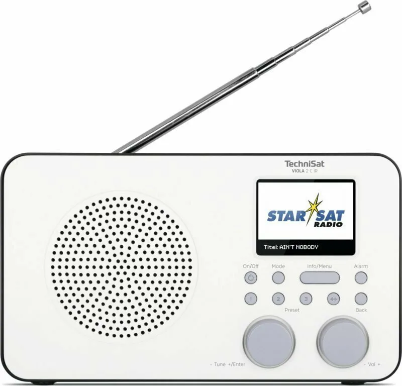 20210324132606_technisat_viola_2_c_ir Technisat Viola 2 C IR Φορητό Ραδιόφωνο Επαναφορτιζόμενο DAB+ με Bluetooth Λευκό - Image 1