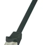 LogiLink U/UTP Cat.6 Καλώδιο Δικτύου Ethernet 2m Μαύρο 1τμχ CP2053U