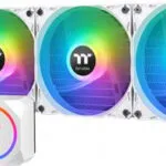 Thermaltake TH360 ARGB Sync Snow Edition Υδρόψυξη Επεξεργαστή Τριπλού Ανεμιστήρα 120mm για Socket AM4/1200/115x Λευκή