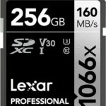Lexar Professional 1066x SDXC 256GB U3 V30 UHS-I 160MB/s
