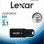 Lexar JumpDrive S80 128GB USB 3.1 Stick Μαύρο