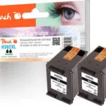 Peach Πακέτο Συμβατών Μελανιών Εκτυπωτή InkJet HP 302XL 335 Σελίδων 15ml Μαύρο