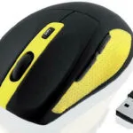iBox Bee2 Pro Ασύρματο Ποντίκι Κίτρινο