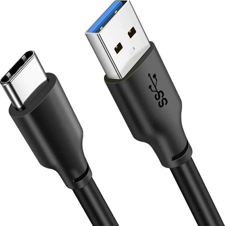 Cabletime C160 USB 3.0 Cable USB-C male - USB-A 15W Μαύρο 3m (CT-C160-U33-CMANN-B3) - Image 1