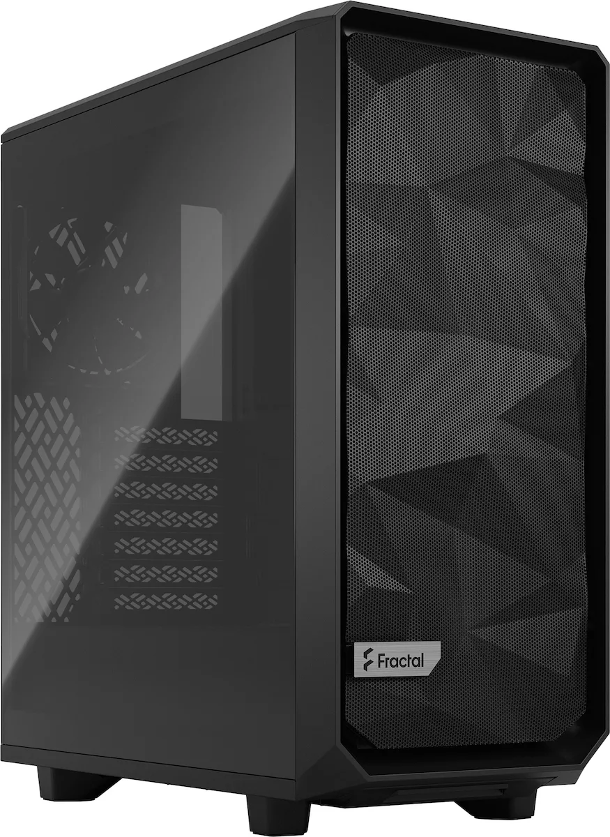 20210414140844_fractal_design_meshify_2_compact_light_tempered_glass Fractal Design Meshify 2 Compact Light Tempered Glass Gaming Midi Tower Κουτί Υπολογιστή με Πλαϊνό Παράθυρο Μαύρο - Image 1