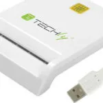 Techly Card Reader USB 2.0 για SmartCard Λευκό (CAM-USB2TY)