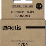Actis Συμβατό Μελάνι Εκτυπωτή InkJet HP 704 CN692AE 15ml Μαύρο 1τμχ KH-704BKR