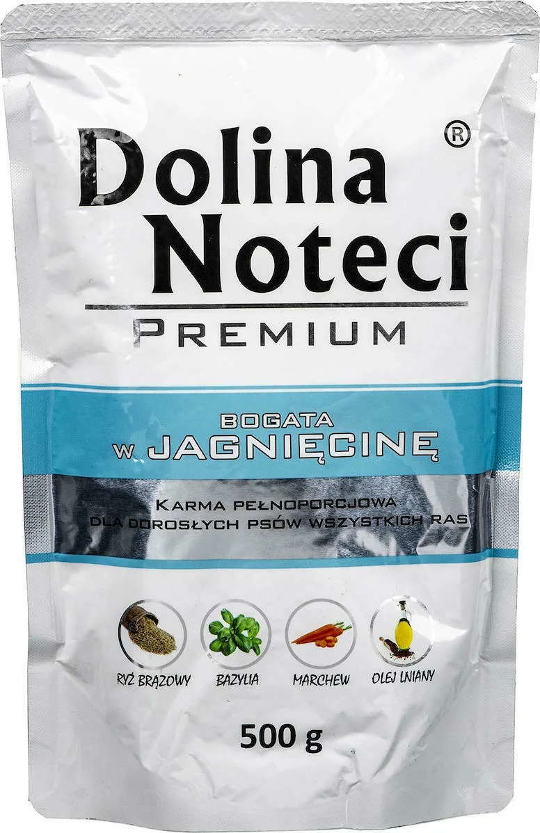 20210421121029_dolina_noteci_premium_arni_500gr Dolina Noteci Premium Υγρή Τροφή Σκύλων σε Φακελάκι με Αρνί χωρίς Γλουτένη 500gr - Image 1