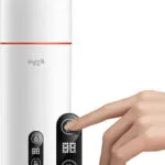 Deerma Μπουκάλι Θερμός Ανοξείδωτο BPA Free 350ml Λευκό με Καπάκι-Κύπελλο 9788291 DR035S