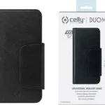 Celly Duomo Wallet έως 6.5" Μαύρο