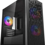 Deepcool Matrexx 40 3FS Gaming Midi Tower Κουτί Υπολογιστή με Πλαϊνό Παράθυρο και RGB Φωτισμό Μαύρο