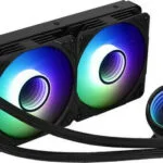Aerocool Mirage L240 Υδρόψυξη Επεξεργαστή Διπλού Ανεμιστήρα 120mm για Socket AM4/1200/115x με RGB Φωτισμό