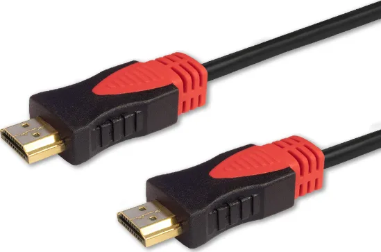Savio HDMI 1.4 Cable HDMI male - HDMI male 1.5m Μαύρο CL-95 - Image 1