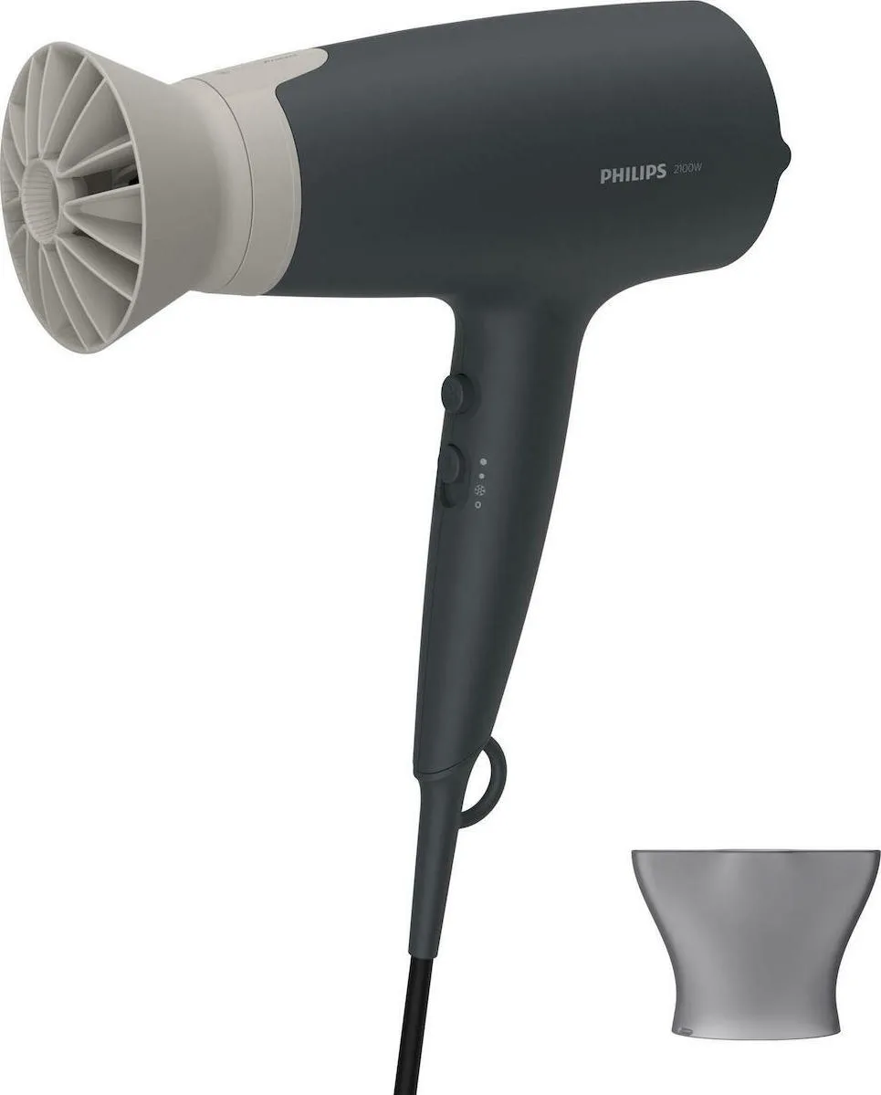 20210429104715_philips_hair_dryer_bhd351_10_grey_2100w Philips Series 3000 Πιστολάκι Μαλλιών 2100W BHD351/10 - Image 1