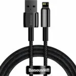 Baseus Tungsten Braided USB to Lightning Cable Μαύρο 1m (CALWJ-01)