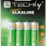 Techly Αλκαλικές Μπαταρίες AA 1.5V 4τμχ 306974