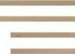 Samsung Frame Modern Teak 43"