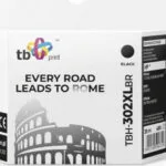 Tb Energy Συμβατό Μελάνι Εκτυπωτή InkJet HP 302XLBR Μαύρο