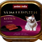 Animonda Vom Feinsten Kitten Υγρή Τροφή για Ανήλικες Γάτες σε Ταψάκι με Αρνί χωρίς Σιτηρά 100gr