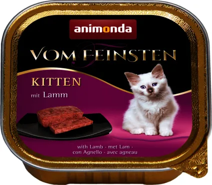 20210518092649_animonda_vom_feinsten_kitten_arni_100gr Animonda Vom Feinsten Kitten Υγρή Τροφή για Ανήλικες Γάτες σε Ταψάκι με Αρνί χωρίς Σιτηρά 100gr - Image 1