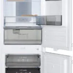 Amica Εντοιχιζόμενος Ψυγειοκαταψύκτης 241lt NoFrost Υ177.6xΠ54xΒ54εκ. Λευκός BK3055.6NFM