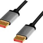 LogiLink Cable DisplayPort male - DisplayPort male 2m Μαύρο (CDA0105)