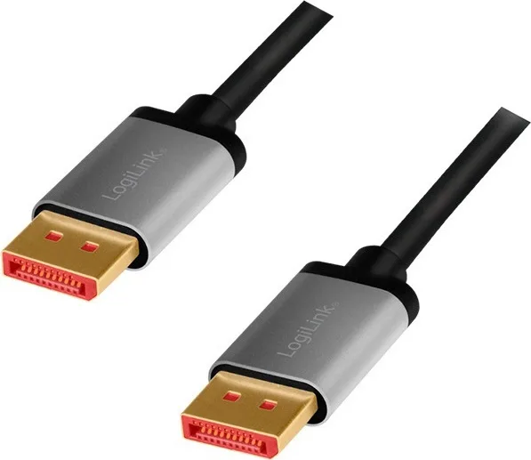 LogiLink Cable DisplayPort male - DisplayPort male 2m Μαύρο (CDA0105) - Image 1
