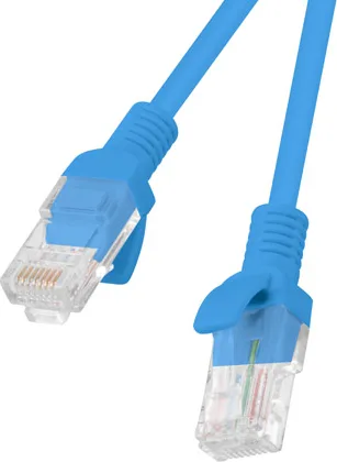 Lanberg U/UTP Cat.5e Cable 1m Μπλε (PCU5-10CC-0100-B) - Image 1