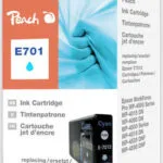 Peach Συμβατό Μελάνι Εκτυπωτή InkJet Epson T7012 38ml Κυανό
