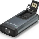 LedLenser Επαναφορτιζόμενος Φακός Μπρελόκ LED IP20 με Μέγιστη Φωτεινότητα 400lm K6R Black 502577