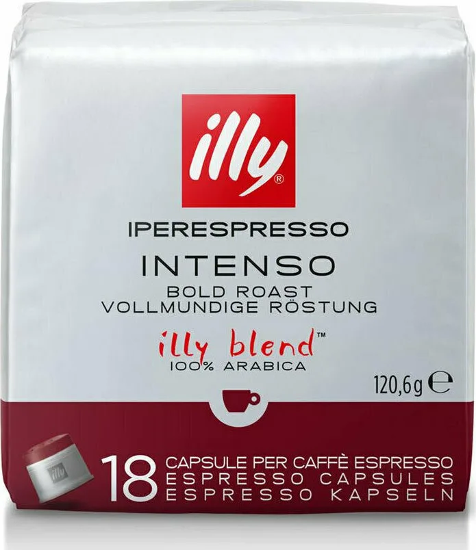 Illy Κάψουλες Espresso Intenso (Scuro) Συμβατές με Μηχανή Iperespresso 18caps 01-04-0201 - Image 1