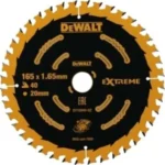 DEWALT Δίσκος Κοπής Ξύλου με 40 Δόντια 165mm DT10640