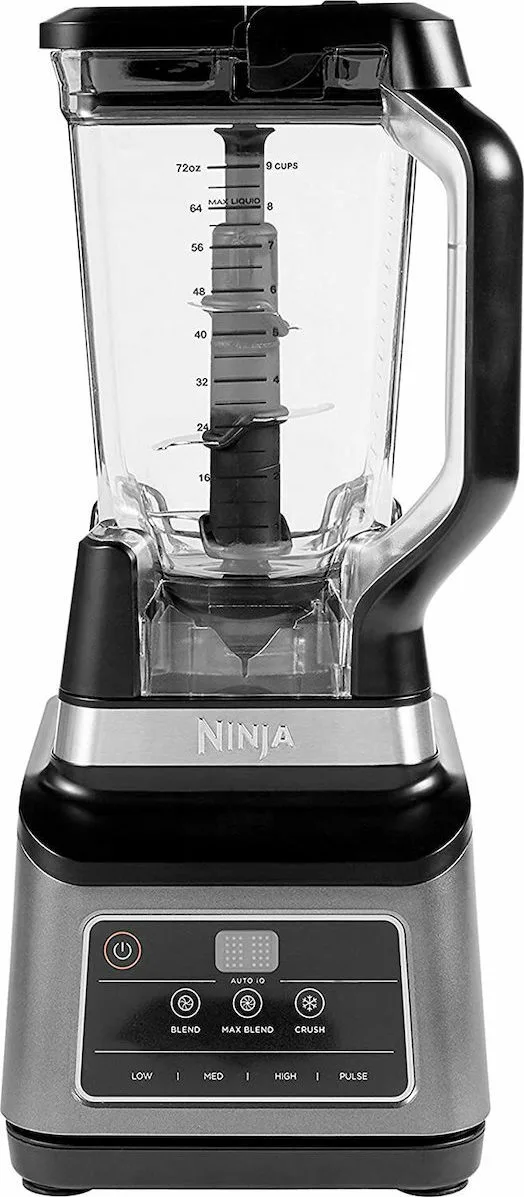 Ninja 2-in-1 with Auto-iQ Μπλέντερ με Πλαστική Κανάτα 2.1 lt 1200W Black & Silver - Image 1
