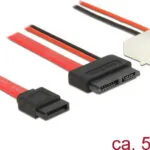 DeLock - Cable 0.5m Κόκκινο 84790