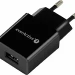everActive Φορτιστής Χωρίς Καλώδιο με Θύρα USB-A Μαύρος (SC-100B)