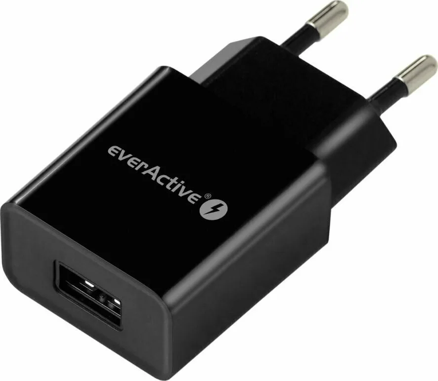 20210611152803_everactive_usb_a_wall_adapter_mayro_sc_100b everActive Φορτιστής Χωρίς Καλώδιο με Θύρα USB-A Μαύρος (SC-100B) - Image 1