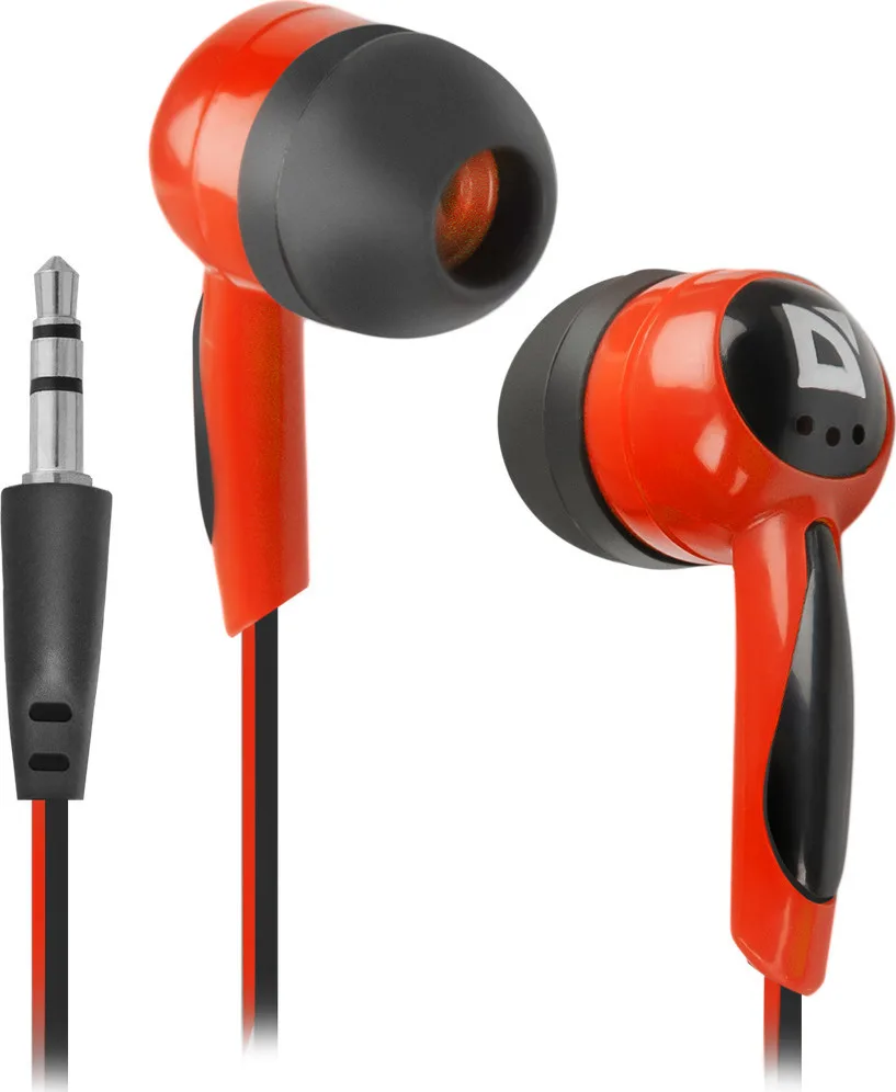 Defender Ακουστικά Ψείρες In Ear Basic 604 Κόκκινα - Image 1
