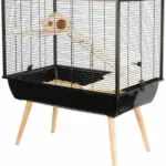 Zolux Cage Neo Silta Small Rodents H58 Κλουβί Τρωκτικού Black 75x48x58cm 205622NOI