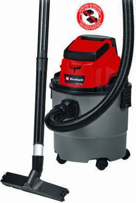Einhell Tcvc 18/15 Li Solo Επαναφορτιζόμενη Σκούπα Υγρών / Στερεών Χωρίς Φορτιστή και Μπαταρία με Πλαστικό Κάδο 15lt - Image 1