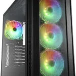 Sharkoon TG6M RGB Gaming Midi Tower Κουτί Υπολογιστή με Πλαϊνό Παράθυρο Μαύρο